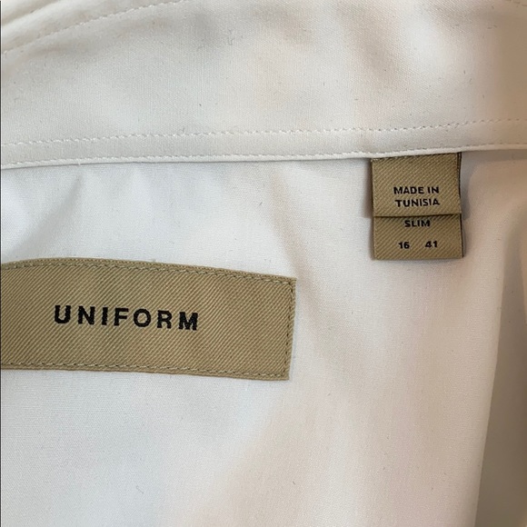 Burberry Men's Uniform White Dress Shirt NWT - Picture 6 of 7